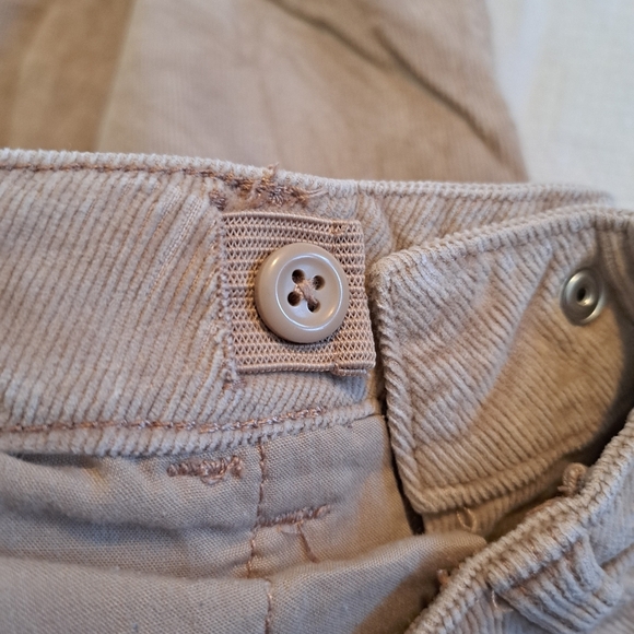 Gap girls girls size 7 tan corduroy pants, adjustable waist, 4 pockets, straight - Picture 4 of 5